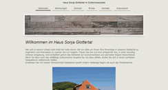 Desktop Screenshot of pension-sonja.de